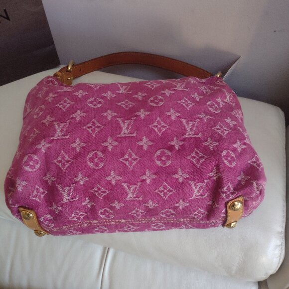 ๐๐๏ธCUTE Retired Rare Louis Vuitton Pink Denim Baggy PM๐๏ธ๐ - Picture 11 of 16
